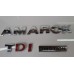 Kit Emblema Tampa Traseira Amarok 2013 Aut 