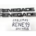 Emblema Porta Dianteira Jeep Renegade 2019 