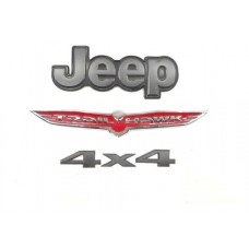 Emblema Tampa Traseira Cherokee 2015 Trailhawk 