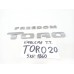 Emblema Tampa Traseira Fiat Toro 2020