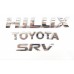 Emblemas Tampa Traseira Hilux Srv